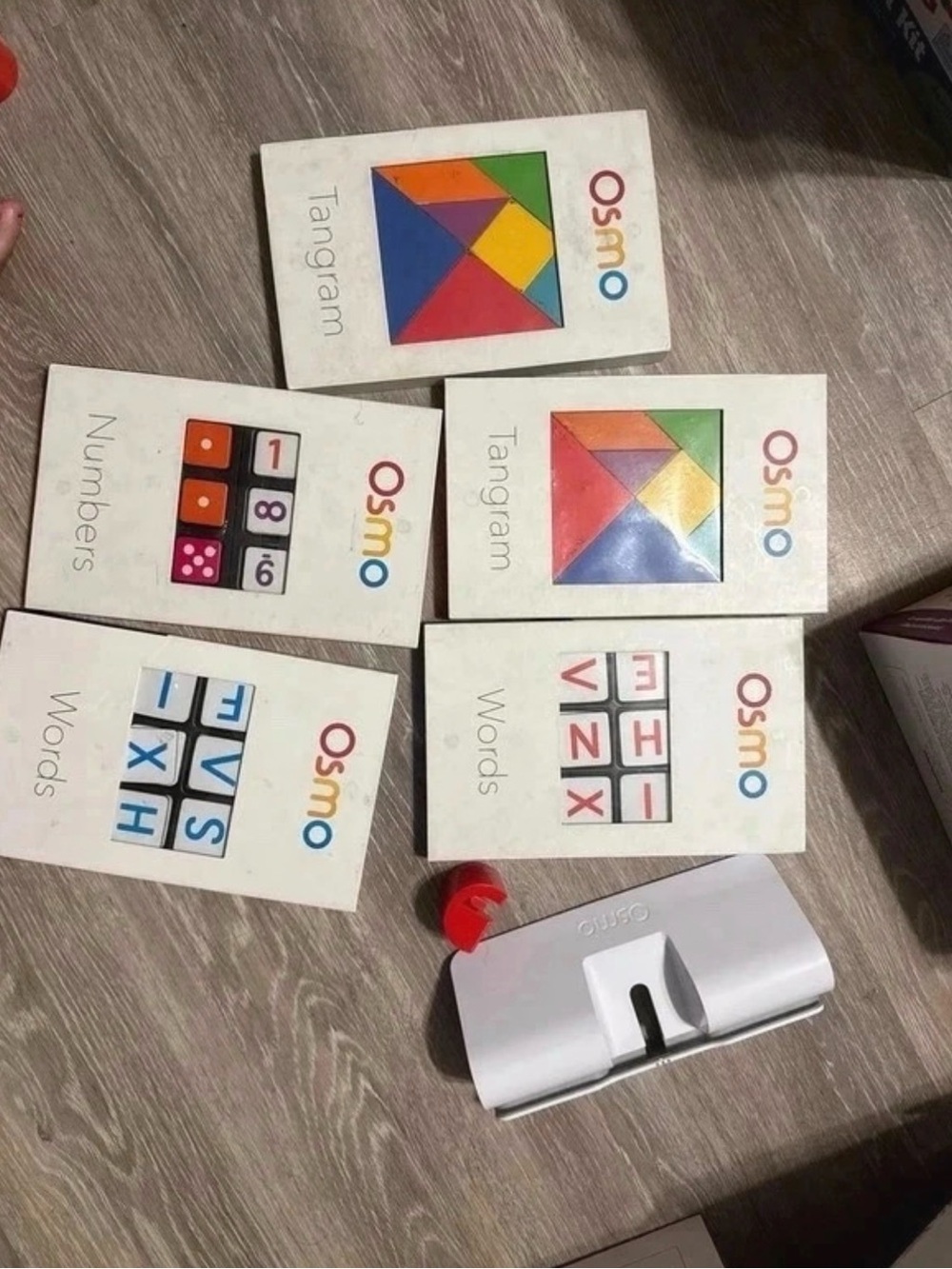 Osmo Kids Learning Game Pack - Tangram, Numbers & Words (White)